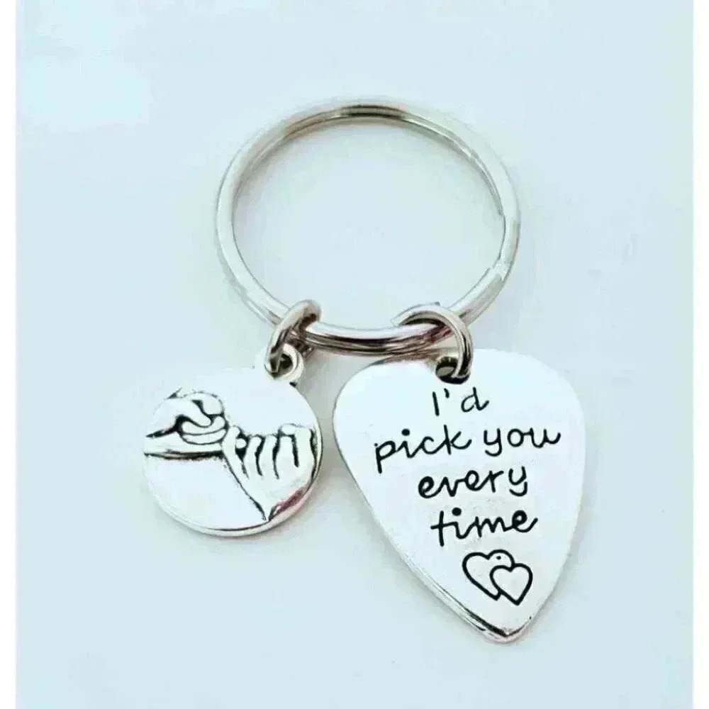 I'd Pick You Every Time Keychain